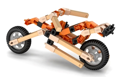 STAVEBNICE ENGINO ECO BUILDS MOTOCYKLY 3 MODELY - Photo 3