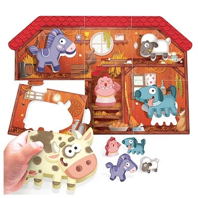 MONTESSORI PRVNÍ PUZZLE FARMA  - Photo 1
