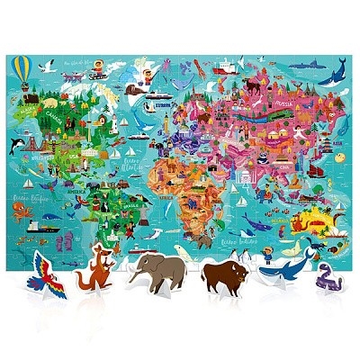 SVĚTOVÉ TURNÉ PUZZLE S 3D FIGURKAMI - Photo 1