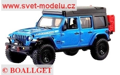 AUTÍČKA HOT WHEELS PREMIUM HMD46 JEEP WRANGLER 392 RUBICON BLUE - Photo 1