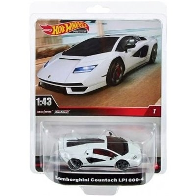 AUTÍČKA HOT WHEELS PREMIUM HMD49 LAMBORGHINI COUNTACH LPI 800-4 WHITE - Photo 1
