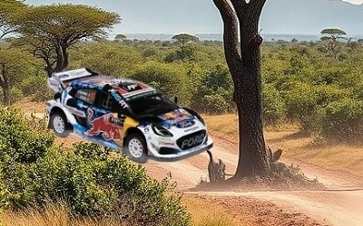 FORD PUMA Rally1 #16 A.Fourmaux - A.Coria Safari Rally Kenya 2024 - Photo 3