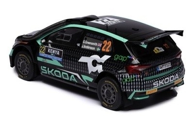 ŠKODA FABIA Rally2 (2023) #22 G.Greensmiith - J.Andersson Winner WRC2 Safari Rally Kenya 2024 - Photo 2