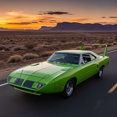 DODGE CHARGER Daytona 1969 Green - Photo 3