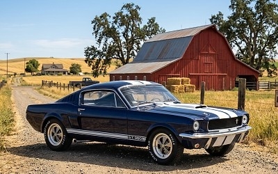 Ford Mustang Shelby GT 350 1965 blue/white - Photo 1