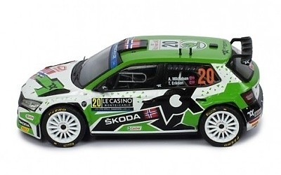ŠKODA FABIA RALLY2 EVO #20 A.MIKKELSEN - E.TORSTEIN WINNER WRC2 RALLYE MONTE-CARLO 2022 - Photo 1