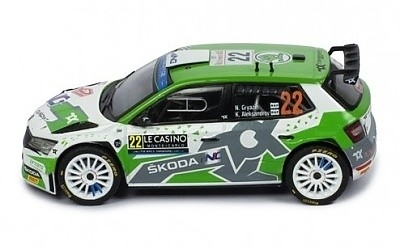 ŠKODA FABIA RALLY2 EVO #22 N.GRYAZIN - K.ALEEKSANDROV RALLYE MONTE-CARLO 2022 - Photo 1