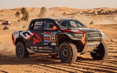 Toyota GR DKR Hilux Evo T1+ #211 L.Henk/C.Brett Rally Dakar 2025 - Photo 1