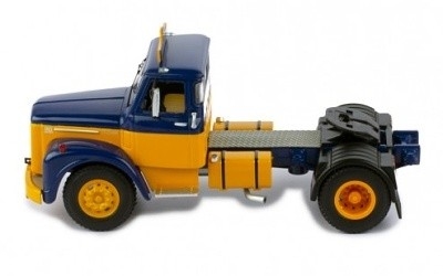 TAHAČ NÁVĚSŮ SCANIA 110 SUPER 1953 BLUE AND YELLOW - Photo 1