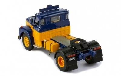 TAHAČ NÁVĚSŮ SCANIA 110 SUPER 1953 BLUE AND YELLOW - Photo 2
