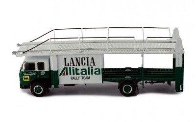 PŘEPRAVNÍK AUT FIAT 673 RACING TRANSPORTER 1976 WHITE - Photo 1