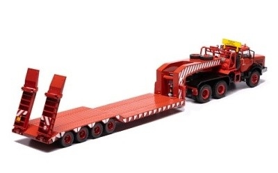 TAHAČ BERLIET TB 015 M3 6X4 1960 Red - Photo 2 TAHAČ BERLIET TB 015 M3 6X4 1960 Red - Photo 2