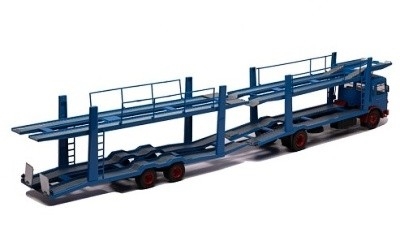 ixoモデル　　MANカー.トランスポーター　トレーラー IXO TTRX027 MAN Car transport with trailer, 1970 /green - white/