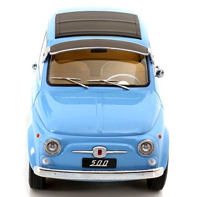 FIAT 500 F CUSTOM 1968 LIGHT BLUE - Photo 3