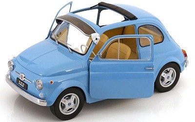 FIAT 500 F CUSTOM 1968 LIGHT BLUE - Photo 5