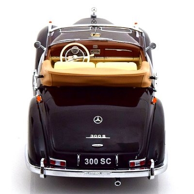 MERCEDES-BENZ 300 SC W188 CABRIO OPEN 1957 BLACK - Photo 4