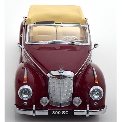 MERCEDES-BENZ 300 SC W188 CABRIO OPEN 1957 DARK RED - Photo 3