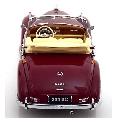 MERCEDES-BENZ 300 SC W188 CABRIO OPEN 1957 DARK RED - Photo 4