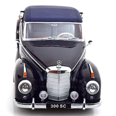 MERCEDES-BENZ 300 SC W188 CABRIO SOFT TOP 1957 BLACK - Photo 3