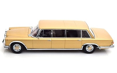 MERCEDES-BENZ 600 LWB W100 PULLMAN 1964 GOLD - Photo 2