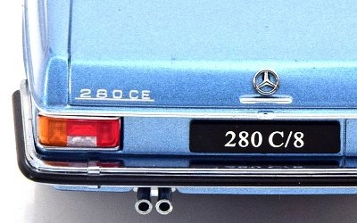 MERCEDES-BENZ 280 C/8 W114 COUPE 1969 LIGHT BLUE METALLIC - Photo 4