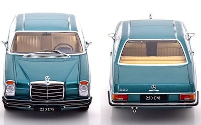 MERCEDES-BENZ 280 C/8 W114 COUPE 1969 GREEN METALLIC - Photo 3