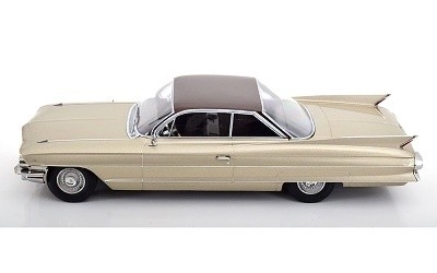 CADILLAC DEVILLE SERIES 62 COUPE 1961 BEIGE / BROWN METALLIC - Photo 2