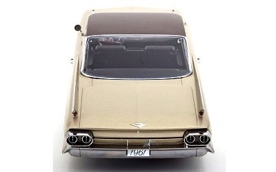 CADILLAC DEVILLE SERIES 62 COUPE 1961 BEIGE / BROWN METALLIC - Photo 4