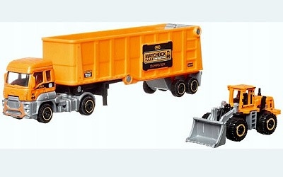 AUTKA MATCHBOX CONVOYS HLM81 FORD CARGO & MBX DUMP TRAILER &QUARRY KING - Photo 1