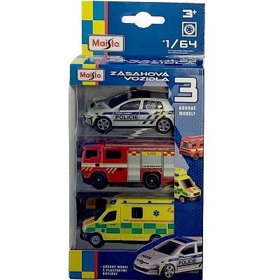 ZÁSAHOVÁ VOZIDLA ČESKÁ REPUBLIKA POLICIE, HASIČI, SANITKA 3-PACK - Photo 1
