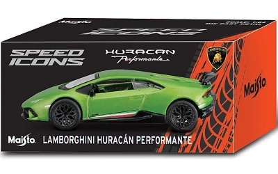 MAISTO SPEED ICONS LAMBORGHINI HURACAN PERFORMANTE GREEN - Photo 1