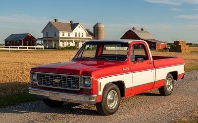CHEVROLET C10 CHEYENNE SUPER 1974 RED / WHITE - Photo 1 CHEVROLET C10 CHEYENNE SUPER 1974 RED / WHITE - Photo 1