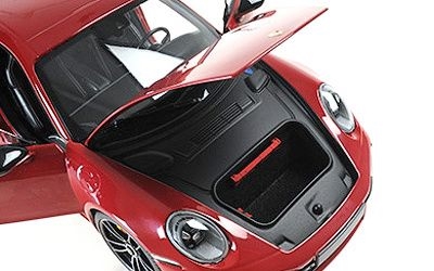 PORSCHE 911 992 TURBO S COUPE SPORT DESIGN 2021 RED - Photo 4