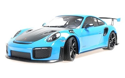 PORSCHE 911 991.2 GT2RS 2018 BLUE W/ BLACK WHEELS - Photo 3