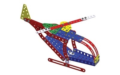 STAVEBNICE MERKUR 013 VRTULNÍK 10 MODELŮ 222 ks - Photo 3