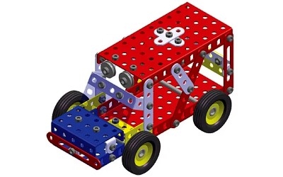 STAVEBNICE MERKUR 016 BUGGY 10 MODELŮ 205 ks - Photo 3