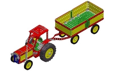 STAVEBNICE MERKUR 021 FARMER SET 20 MODELŮ 349 ks - Photo 10 STAVEBNICE MERKUR 021 FARMER SET 20 MODELŮ 349 ks - Photo 10