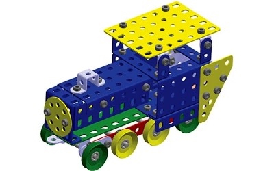 STAVEBNICE MERKUR 031 ŽELEZNIČNÍ MODELY 10 MODELŮ 220 ks - Photo 2 STAVEBNICE MERKUR 031 ŽELEZNIČNÍ MODELY 10 MODELŮ 220 ks - Photo 2