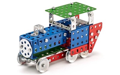 STAVEBNICE MERKUR 031 ŽELEZNIČNÍ MODELY 10 MODELŮ 220 ks - Photo 4 STAVEBNICE MERKUR 031 ŽELEZNIČNÍ MODELY 10 MODELŮ 220 ks - Photo 4