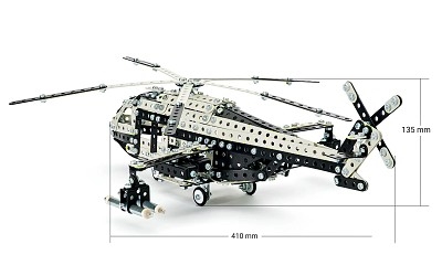 STAVEBNICE MERKUR 6186 Vrtulník Mil Mi-24 746 pcs - Photo 3