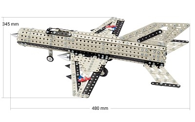 STAVEBNICE MERKUR 6193 Stíhačka Mig-21 682 pcs - Photo 3