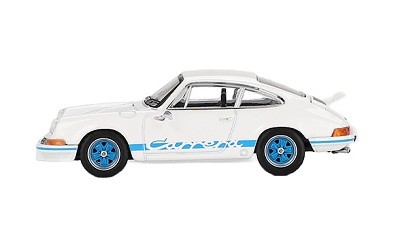 Porsche 911 Carrera RS 2.7 Grand Prix White with Blue Livery  - Photo 2