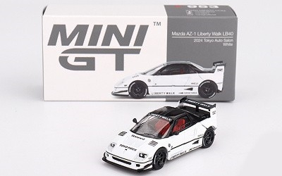 Mazda AZ-1 Liberty Walk LB40 White 2024 Tokyo Auto Salon - Photo 3 Mazda AZ-1 Liberty Walk LB40 White 2024 Tokyo Auto Salon - Photo 3
