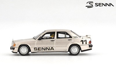 Mercedes-Benz 190 E 2.3-16 #11 Ayrton Senna 1984 Nürburgring Race of Champions w/ Figure - Photo 2