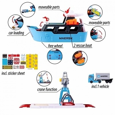 MAJORETTE CREATIX PŘÍSTAV MAERSK - Photo 4