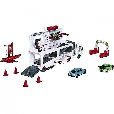 MAJORETTE SET MAN THX TRUCK PORSCHE EXPERIENCE W/ 2 CARS - Photo 2