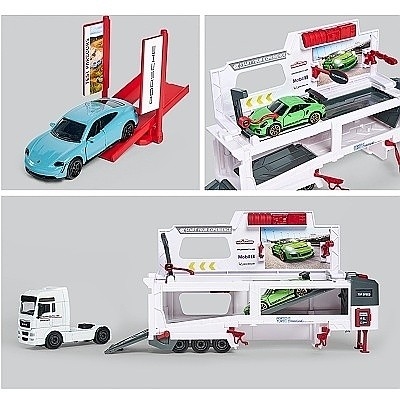 MAJORETTE SET MAN THX TRUCK PORSCHE EXPERIENCE W/ 2 CARS - Photo 5