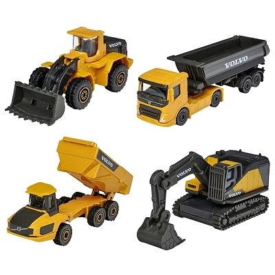 AUTÍČKO MAJORETTE VOLVO CONSTRUKTION 4-PACK - Photo 2