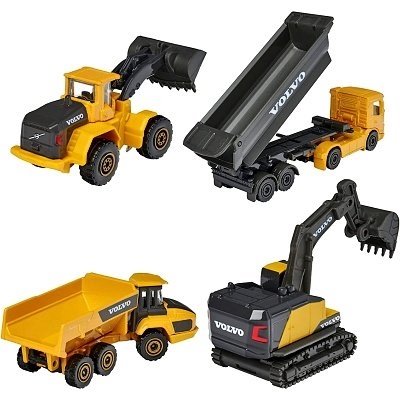 AUTÍČKO MAJORETTE VOLVO CONSTRUKTION 4-PACK - Photo 3