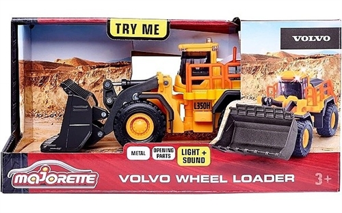 AUTÍČKA MAJORETTE VOLVO KOLOVÝ NAKLADAČ  - Photo 3